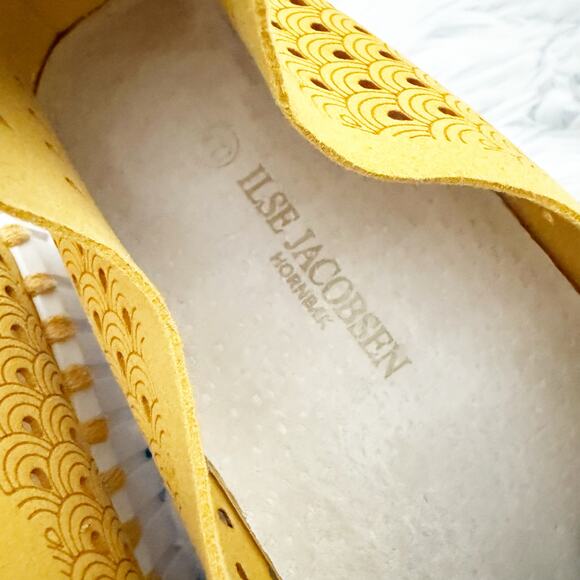 ILSE JACOBSEN | Tulip Perforated Slip-On Sneaker Platform Goldenrod Yellow | 40 - Picture 6 of 10